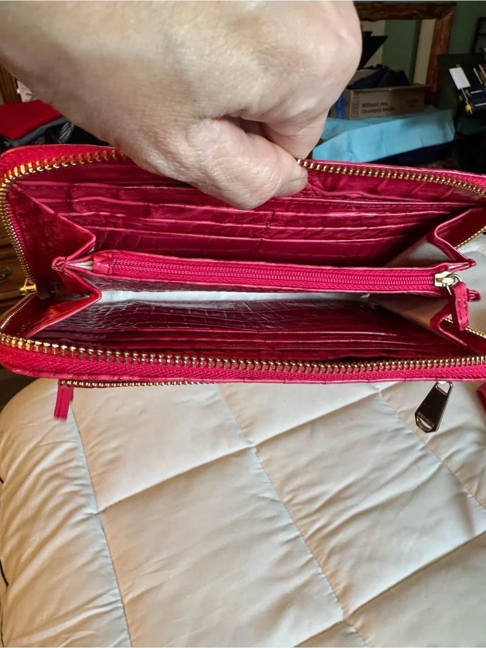 Brahmin Suri Botany Ribbon wallet